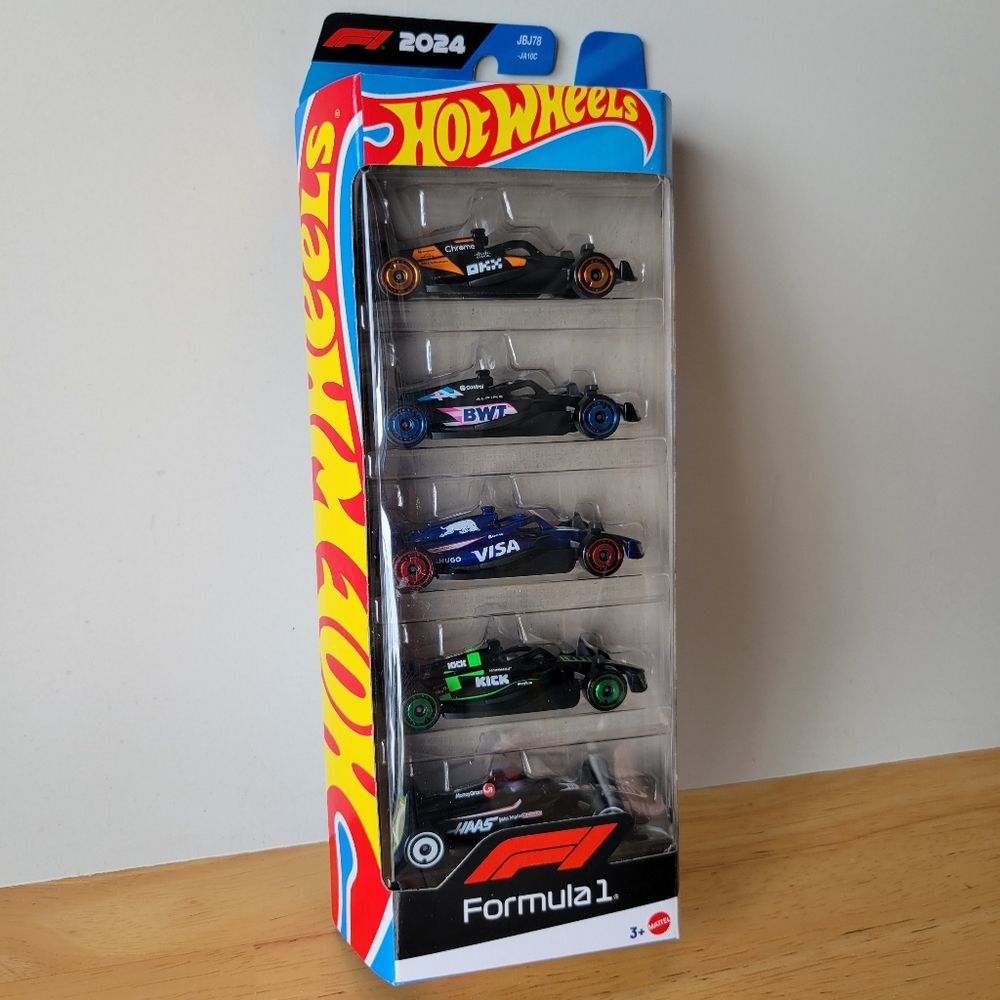 Formula 1 Hot Wheels Toy Car Set 5 Pack Multicolor #3 Toy Cars Race 2024